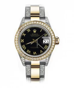 Special Replica Rolex Lady-datejust 69173 Automatic Movement 26mm Gold/steel Case Womens Watch