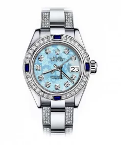 1:1 Replica Rolex Oyster Perpetual Lady Date 69160 Automatic Movement 26mm Steel Case Womens Watch