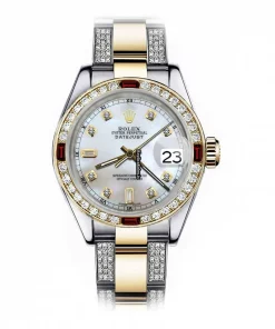 Nice Replica Rolex Lady-datejust 69173 Automatic Movement 26mm Gold/steel Case Womens Watch