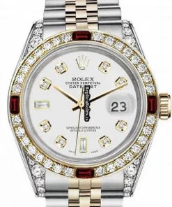 Excellent Replica Rolex Lady-datejust 69173 Automatic Movement 26mm Gold/steel Case Womens Watch
