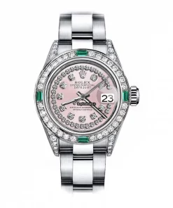 Discount Fake Rolex Oyster Perpetual Lady Date 69160 Automatic Movement 26mm Steel Case Womens Watch