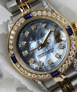 Excellent Replica Rolex Lady-datejust 69173 Automatic Movement 26mm Gold/steel Case Womens Watch