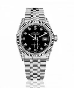 Exquisite Fake Rolex Lady-datejust 68274 Automatic Movement 31mm Steel Case Womens Watch