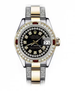 Epic Replica Rolex Lady-datejust 68273 Automatic Movement 31mm Gold/steel Case Womens Watch