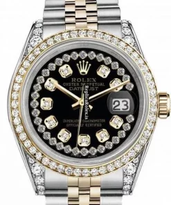 High Quality Replica Rolex Lady-datejust 69173 Automatic Movement 26mm Gold/steel Case Womens Watch