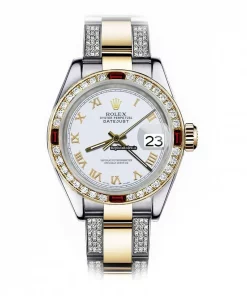 Reliable Replicas Rolex Lady-datejust 68273 Automatic Movement 31mm Gold/steel Case Womens Watch