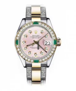 Affordable Replica Rolex Lady-datejust 69173 Automatic Movement 26mm Gold/steel Case Womens Watch