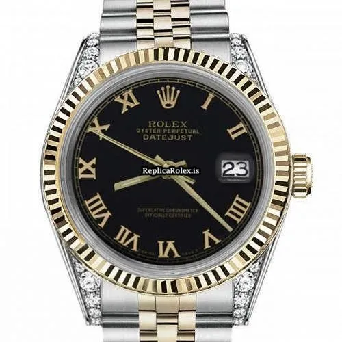 1:1 Replica Rolex Datejust 16013 Automatic Movement 36mm Gold/steel Case Mens/unisex Watch - Image 2