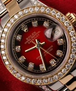 Design Replica Rolex Lady-datejust 69173 Automatic Movement 26mm Gold/steel Case Womens Watch