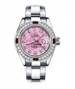 Wholesale Fake Rolex Oyster Perpetual Lady Date 69160 Automatic Movement 26mm Steel Case Womens Watch