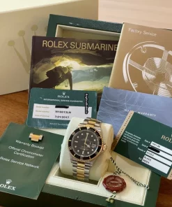 Inexpensive Replica Rolex Submariner Date 16613 Automatic Movement 40mm Gold/steel Case Mens/unisex Watch