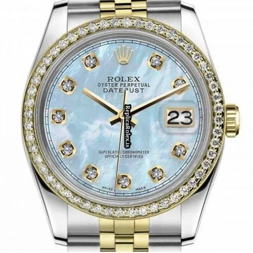 Amazing Replica Rolex Lady-datejust 68274 Automatic Movement 31mm Gold/steel Case Womens Watch - Image 2