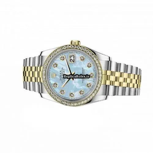 Amazing Replica Rolex Lady-datejust 68274 Automatic Movement 31mm Gold/steel Case Womens Watch - Image 3