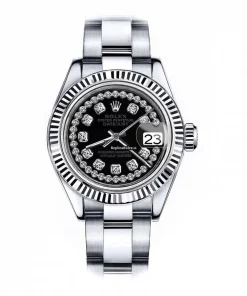 Unique Fake Rolex Lady-datejust 69173 Automatic Movement 31mm Steel Case Womens Watch
