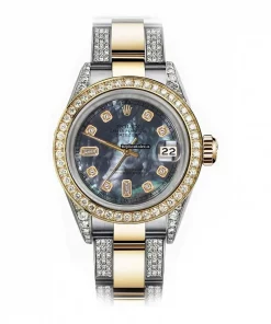 Mind-boggling Copy Rolex Lady-datejust 68273 Automatic Movement 31mm Gold/steel Case Womens Watch