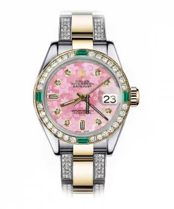 Recommend Fake Rolex Lady-datejust 69173 Automatic Movement 26mm Gold/steel Case Womens Watch