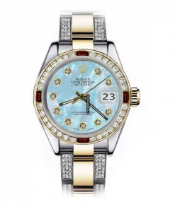 Fine Replica Rolex Lady-datejust 69173 Automatic Movement 26mm Gold/steel Case Womens Watch