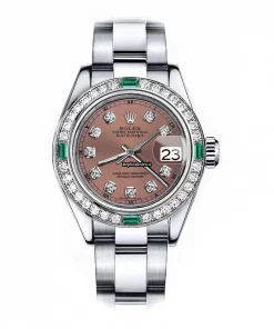 Neat Imitation Rolex Oyster Perpetual Lady Date 69160 Automatic Movement 26mm Steel Case Womens Watch