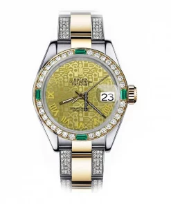 High Quality Copies Rolex Lady-datejust 69173 Automatic Movement 26mm Gold/steel Case Womens Watch