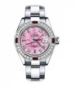 Great Copies Rolex Oyster Perpetual Lady Date 69160 Automatic Movement 26mm Steel Case Womens Watch