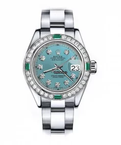 Attractive Replica Rolex Oyster Perpetual Lady Date 69160 Automatic Movement 26mm Steel Case Womens Watch