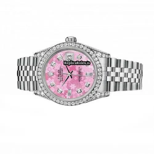 Unique Replica Rolex Oyster Perpetual Lady Date 69160 Automatic Movement 26mm Steel Case Womens Watch - Image 3