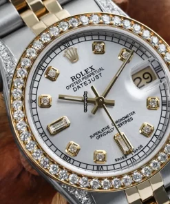 Quality Knockoff Rolex Lady-datejust 68273 Automatic Movement 31mm Gold/steel Case Womens Watch