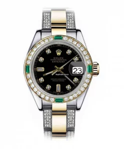 Reliable Replica Rolex Lady-datejust 69173 Automatic Movement 26mm Gold/steel Case Womens Watch