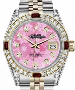 Recommend Replica Rolex Lady-datejust 69173 Automatic Movement 26mm Gold/steel Case Womens Watch