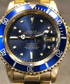 Top Replica Rolex Submariner Date 1680 Automatic Movement 40mm Yellow Gold Case Mens/unisex Watch