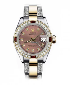 Wholesale Imitation Rolex Lady-datejust 68273 Automatic Movement 31mm Gold/steel Case Womens Watch