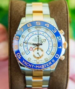 Reliable Replica Rolex Yacht-master II 116681-0002 Caliber 4161 Automatic Movement 44mm Gold/steel Case Mens/unisex Watch