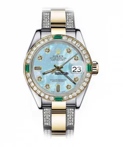 Beautiful Replica Rolex Lady-datejust 69173 Automatic Movement 26mm Gold/steel Case Womens Watch