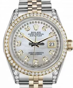 1:1 Clone Rolex Lady-datejust 68274 Automatic Movement 31mm Gold/steel Case Womens Watch