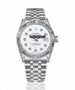 Amazing Imitation Rolex Oyster Perpetual Lady Date 69160 Automatic Movement 26mm Steel Case Womens Watch