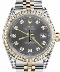 Luxury Fakes Rolex Lady-datejust 68274 Automatic Movement 31mm Gold/steel Case Womens Watch