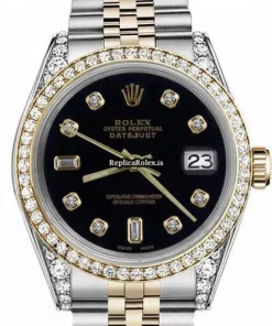 Fabulous Fake Rolex Lady-datejust 68274 Automatic Movement 31mm Gold/steel Case Womens Watch
