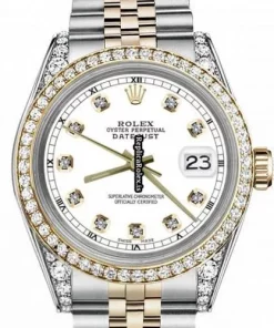 Superb Replica Rolex Lady-datejust 68274 Automatic Movement 31mm Gold/steel Case Womens Watch