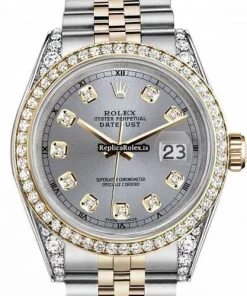 Cool Replica Rolex Lady-datejust 69173 Automatic Movement 26mm Gold/steel Case Womens Watch