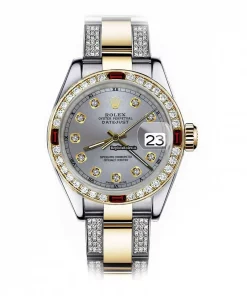 Fabulous Knockoff Rolex Datejust 16013 Automatic Movement 36mm Gold/steel Case Mens/unisex Watch