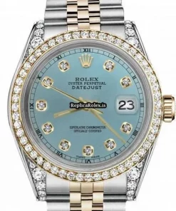 Wholesale Imitation Rolex Lady-datejust 68274 Automatic Movement 31mm Gold/steel Case Womens Watch