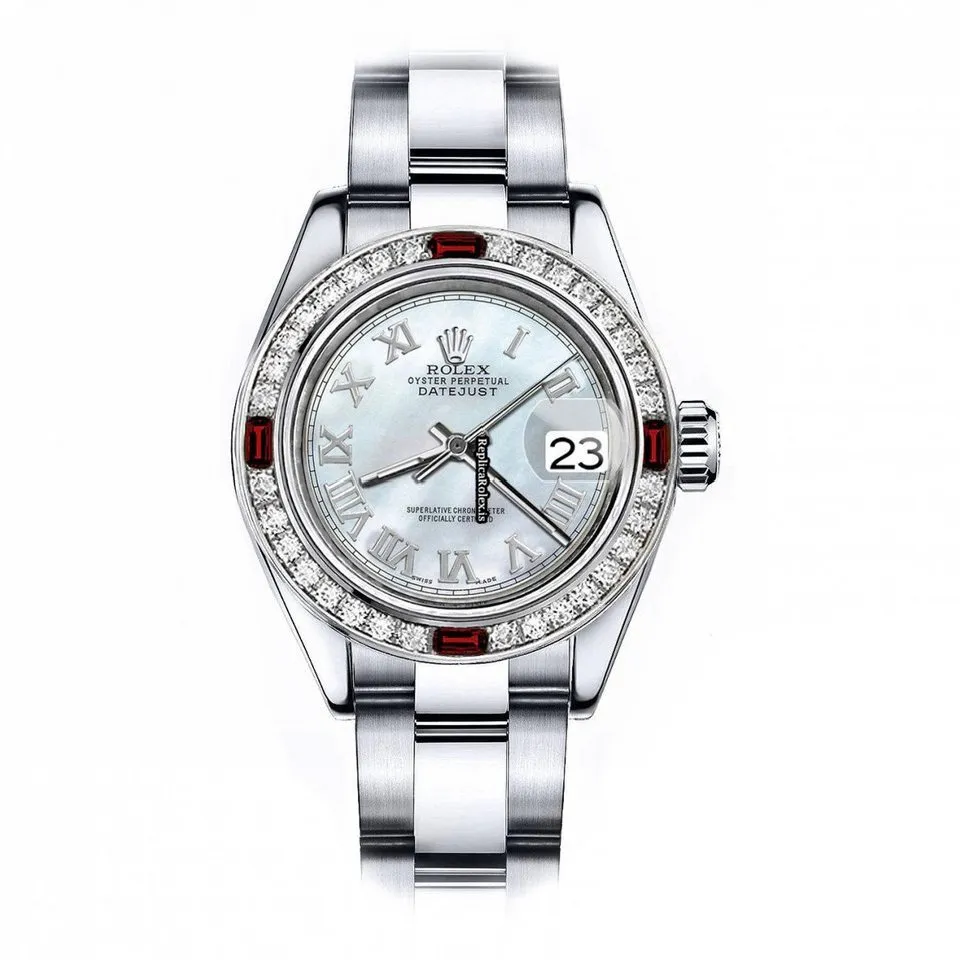 Trustworthy Replica Rolex Oyster Perpetual Lady Date 69160 Automatic Movement 26mm Steel Case Womens Watch