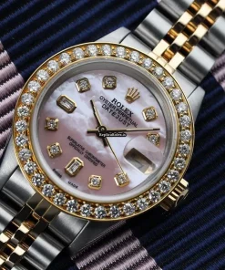 Awesome Knockoff Rolex Lady-datejust 69173 Automatic Movement 26mm Gold/steel Case Womens Watch