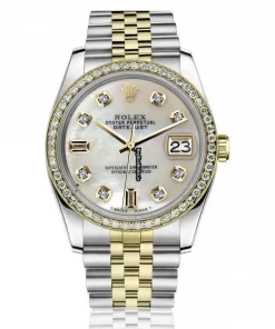 Suitable Replica Rolex Datejust 16013 Automatic Movement 36mm Gold/steel Case Mens/unisex Watch