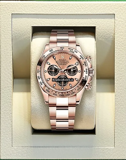 Wholesale Replica Rolex Daytona 116505 Caliber 4130 Automatic Movement 40mm Rose Gold Case Mens/unisex Watch - Image 2
