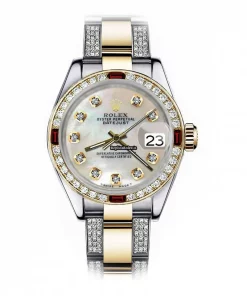 Remarkable Replica Rolex Lady-datejust 69173 Automatic Movement 26mm Gold/steel Case Womens Watch