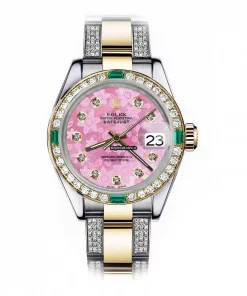 Unique Replica Rolex Lady-datejust 69173 Automatic Movement 26mm Gold/steel Case Womens Watch