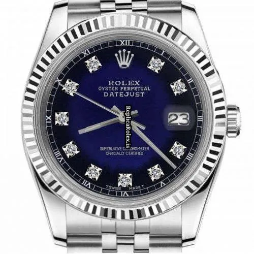 Great Replica Rolex Oyster Perpetual Lady Date 69160 Automatic Movement 26mm Steel Case Womens Watch - Image 2