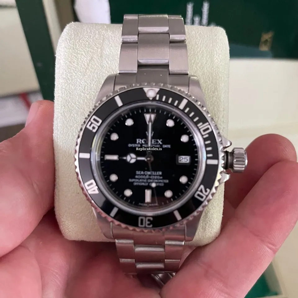 Affordable Replica Rolex Sea-dweller 4000 16600 Caliber 3135 Automatic Movement 40mm Steel Case Mens/unisex Watch - Image 11