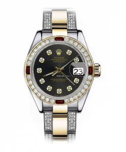 Remarkable Knockoff Rolex Lady-datejust 68273 Automatic Movement 31mm Gold/steel Case Womens Watch